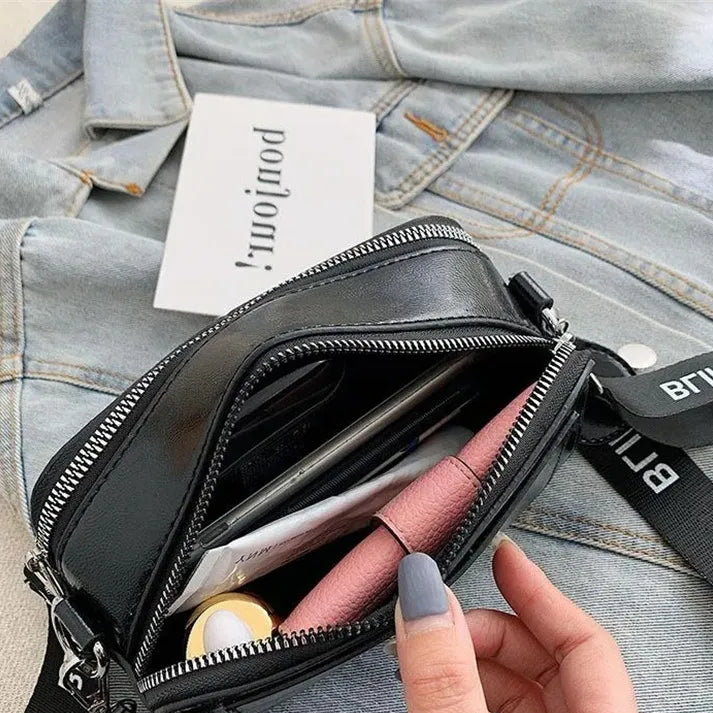Balenciaga Style Rhinestone Crossbody Bag